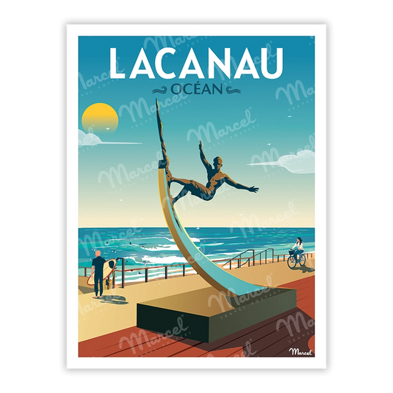 carte postale Lacanau