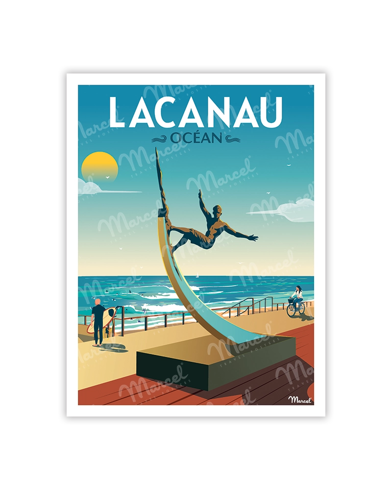 carte postale Lacanau