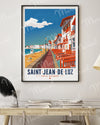 Affiche SAINT-JEAN-DE-LUZ "La Jetée"