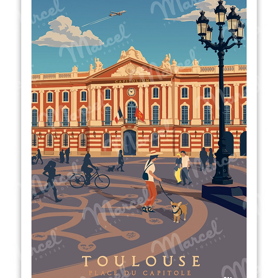 affiche TOULOUSE "Capitole"