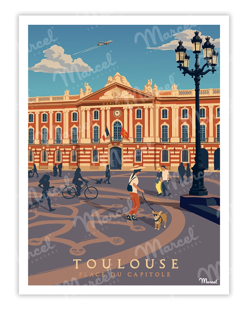 affiche TOULOUSE "Capitole"