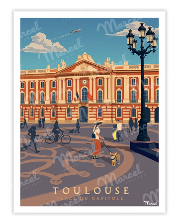 affiche TOULOUSE "Capitole"