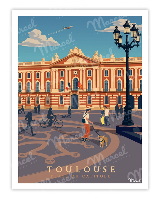 affiche TOULOUSE "Capitole"