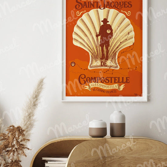 Affiche SAINT-JACQUES DE COMPOSTELLE