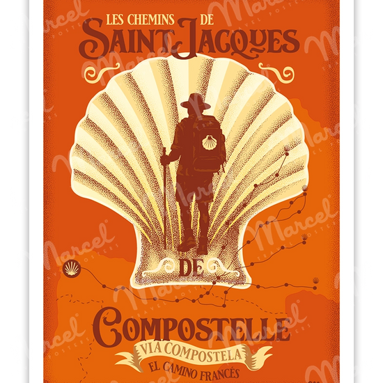 Affiche SAINT-JACQUES DE COMPOSTELLE