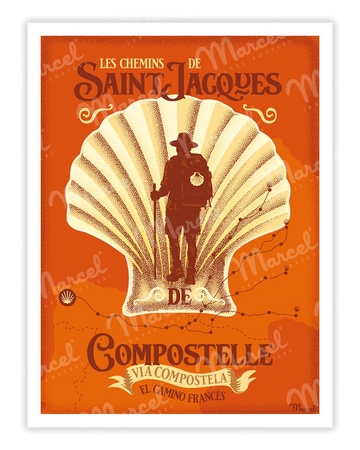 Affiche SAINT-JACQUES DE COMPOSTELLE