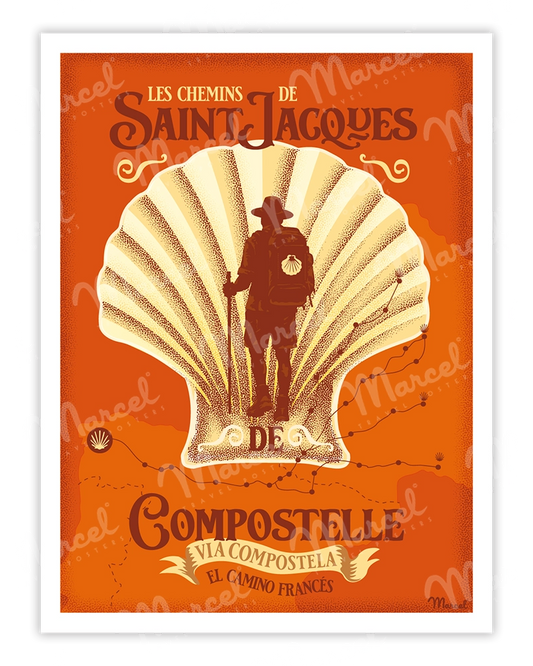 Affiche SAINT-JACQUES DE COMPOSTELLE