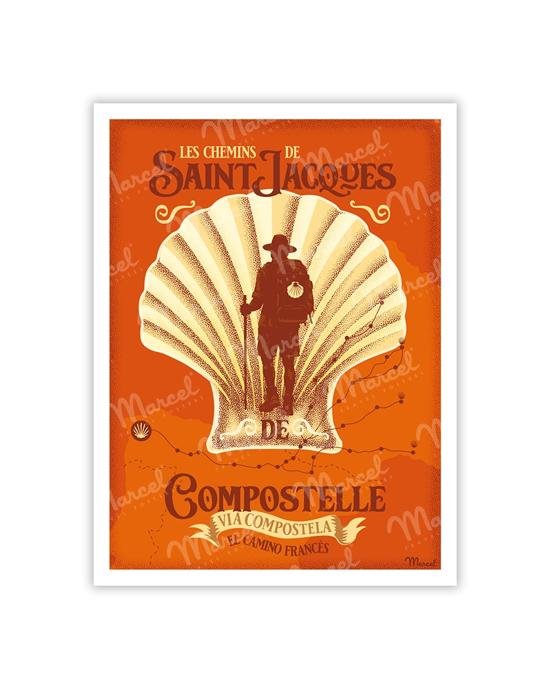 Carte Postale SAINT-JACQUES DE COMPOSTELLE