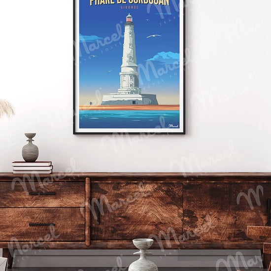 Affiche "Phare de CORDOUAN"