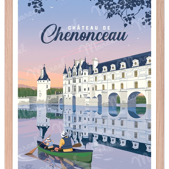 Chenoise Print Vintage Poster