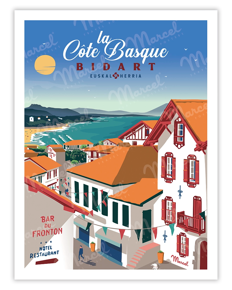 Affiche Vintage BIDART