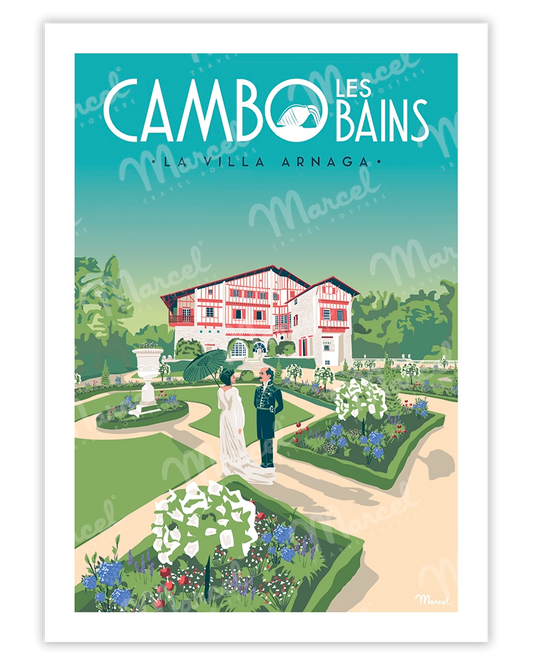 CAMBO LES BAINS "Villa Arnaga" poster