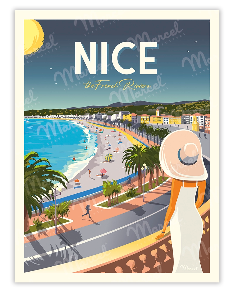 Vintage NICE Poster