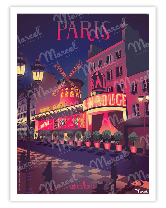 PARIS "Moulin Rouge" poster