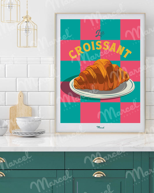 Affiche Travel Color "Croissant"