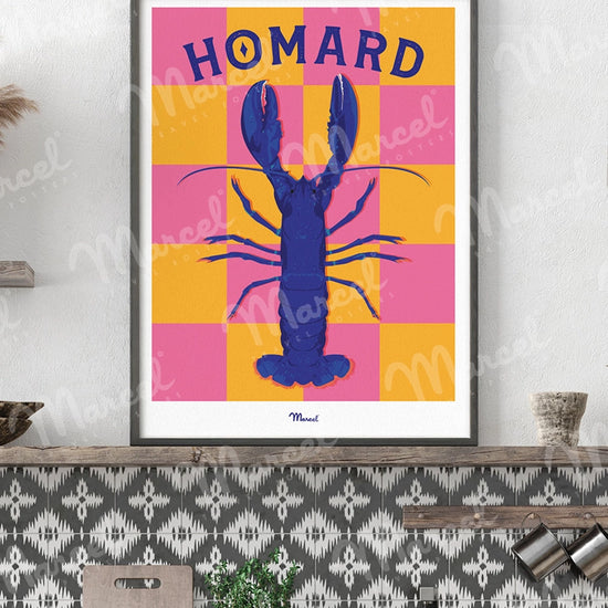 Affiche Travel Color "Homard"