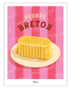 Travel Color Poster "Breton Butter"