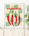 Affiche Travel Color "Piment d'Espelette"