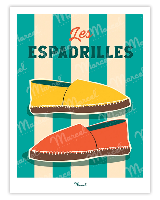 Travel Color poster "Espadrilles"