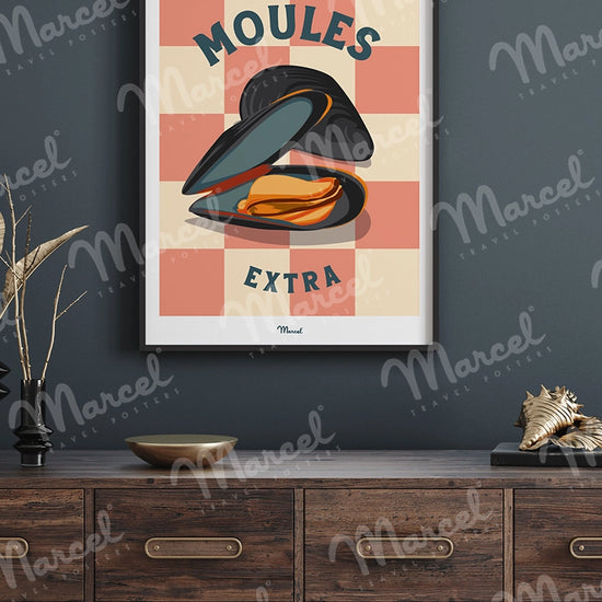 Affiche Travel Color "Moules"