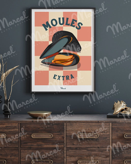 Affiche Travel Color "Moules"