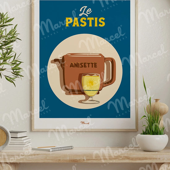 Affiche Travel Color "Pastis"
