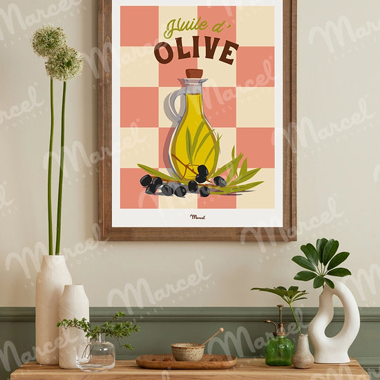 Affiche Travel Color "Huile d'olive"