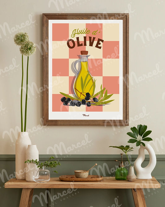 Affiche Travel Color "Huile d'olive"