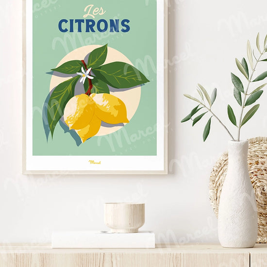 Affiche Travel Color "Les Citrons"