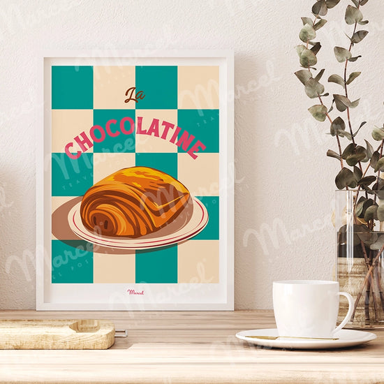 Affiche Travel Color "La chocolatine"