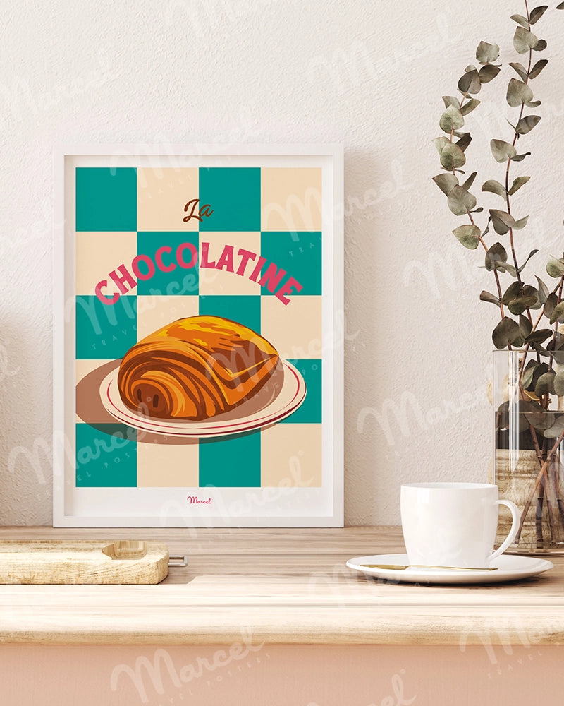 Affiche Travel Color "La chocolatine"
