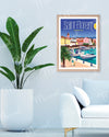 Affiche CORSE "SAINT-FLORENT"