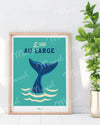 Affiche Travel Color "Baleine"