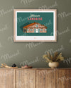 Travel Color Poster "Maison Landaise"
