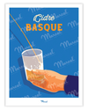 Affiche Travel Color "Cidre Basque"