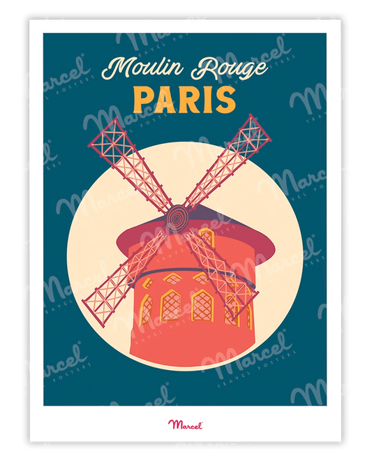 Travel Color PARIS "Arc de Triomphe" poster