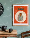 Affiche Travel Color "La Cigale"