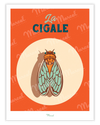 Affiche Travel Color "La Cigale"