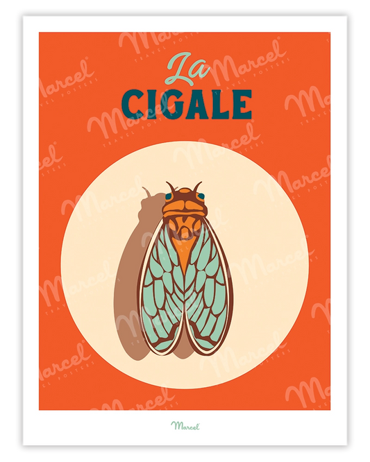 Affiche Travel Color "La Cigale"