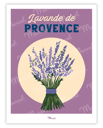 Affiche Travel Color "Lavande de Provence"