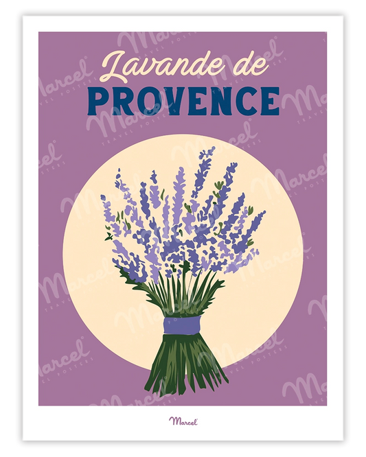 Affiche Travel Color "Lavande de Provence"