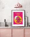 Affiche Travel Color "Charcuterie de Lyon la Rosette"