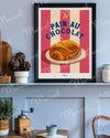 Travel Color poster "Pain au chocolat"