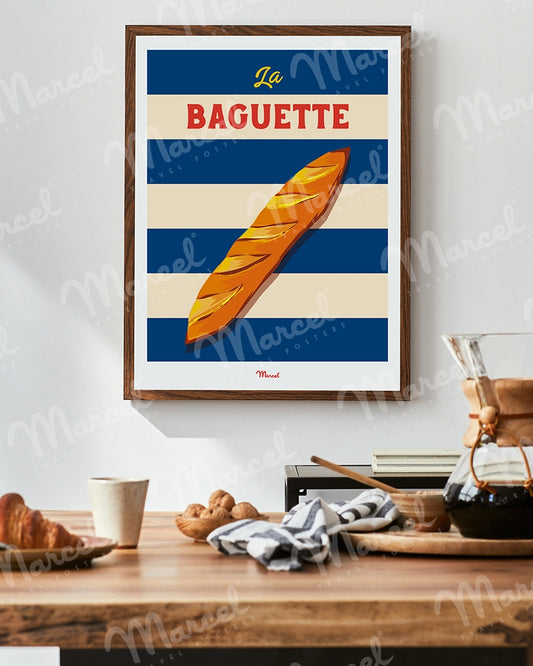 Affiche Travel Color "Baguette"