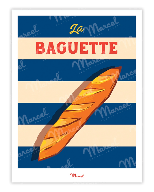 Travel Color Poster "Croissant"