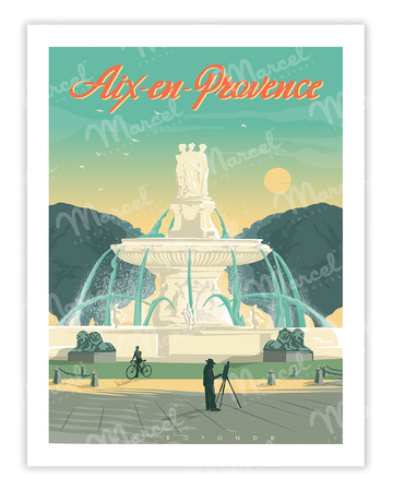 AIX-EN-PROVENCE poster "The Rotunda"