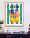 Affiche Travel Color "Les Sardines"