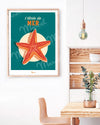 Affiche Travel Color "L'Etoile de Mer"