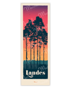 Affiche LANDES "Les Pins"