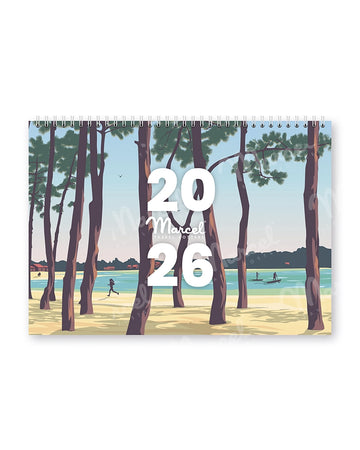 Calendrier 2026 "LANDES"